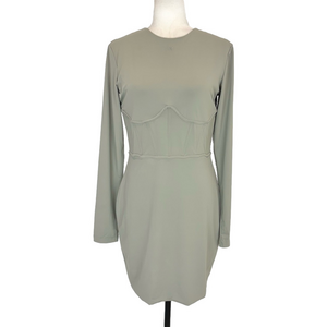 Meshki sage corset dress